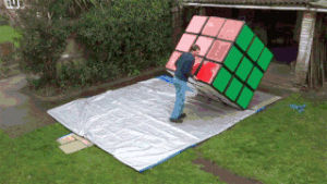 rubix cube,cube,world,rubik,largest,frustrate