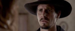 wtf,confused,focus world,in a valley of violence,squinting,james ransone
