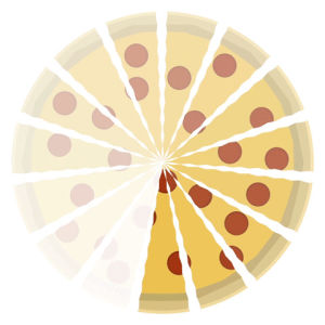 pizza,spinning wheel,loading,snacks