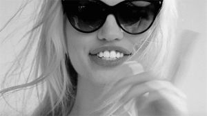 black and white,celebrities,model,hair,summer,blonde,sunglasses,teeth,dior,daphne groeneveld,editorial