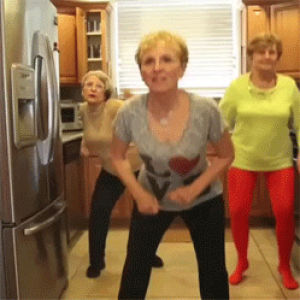 mom,dancing
