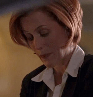 reaction,reaction s,dana scully,agent scully,also themiracle of a well lighted episode,cat massage,the x files