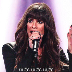 Glee x factor lea michele GIF Find on GIFER