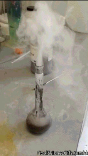 chemistry,exothermic,smoke,genie in a bottle,chemical reaction,diy,peroxide,science,lab,science s
