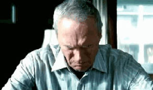angry,gran torino,clint eastwood,damn it,frustrated