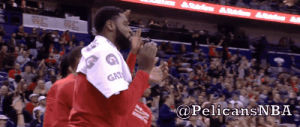 basketball,nba,clapping,clap,new orleans,new orleans pelicans,pelicansnba,tyreke evans