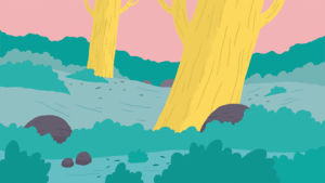 forest,2d animation,dinosaur,short film,hidden,julien piau,entre les rochers