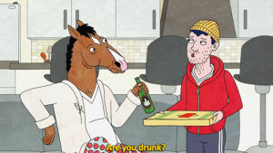 bojack,drunk,bojack horseman