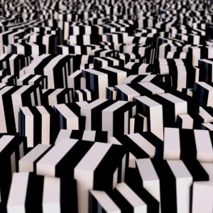shurly,black and white,black,white,infinite,stripes,cubes