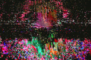 glitch,color,corrupted data,datamosh,crystal beiersdorfer,artist,art,glitchy,bright color