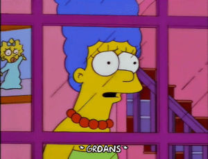 marge simpson,season 9,scared,tired,episode 23,worried,afraid,groaning,9x23
