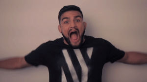 kelvin gastelum,excited,yay,whaaat,crazy,ufc,mma,screaming,yas,yelling,ufc 205,ahhh,so excited,kelvin,kg,i won,gastelum,ufc reactions,can you hear me,yaaaassss,cant wait,i cant wait
