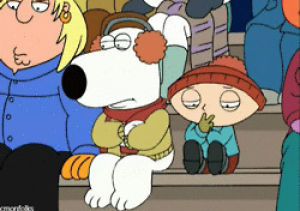 stewie griffin,family guy,cold,brian griffin,smoke ring