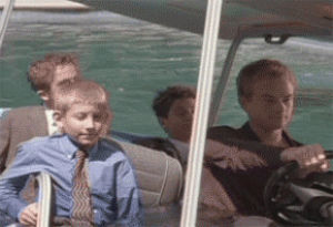 sinking,malcolm in the middle,this is fine,bye,goodbye,golf cart
