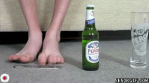 beer,feet,funny,tricks,food drink
