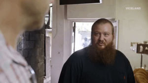 maybe,viceland,reaction,nyc,well,shrug,action bronson,fuck thats delicious