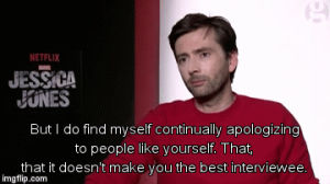 love,interview,marvel,david tennant,jessica jones,love him,the guardian,he has a point on keeping secrets for drama,love how honest he is