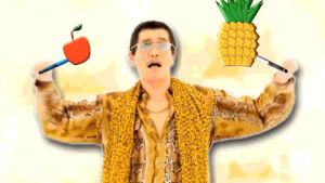 pen pineapple apple pen,youtube,ultimate,vid,synthesisi,synthesisppap