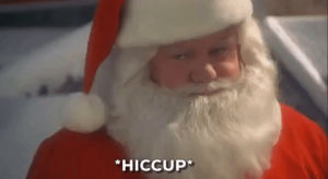 hiccup,drunk,santa,christmas movies,1994,miracle on 34th street