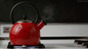 teapot,smoking,brewing