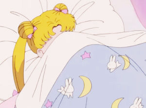 anime,sick,i feel sick,sailor moon,flu,wake up,tired,sleepy,ibd,colitis,crohns