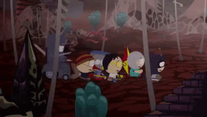 coon and friends,south park,running,scared,comedy central