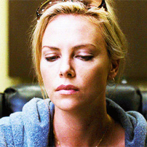 charlize theron,young adult,film,stare,cricket