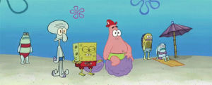 beach,nickelodeon,squidward,animation,shocked,spongebob squarepants,spongebob,patrick star,new episode,goo lagoon