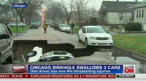 fail,cars,street,chicago,yikes,sinkholes,news politics