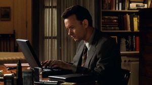 laptop,90s,computer,typing,aol,download,tom hanks,email,emails,outlook,youve got mail