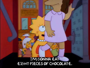 season 3,lisa simpson,episode 4,excited,school,hungry,bus,students,3x04,field trip