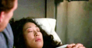 sleeping,cristina yang,love,greys anatomy,in love,sandra oh,kevin mckidd