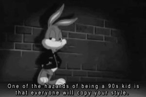 bugs bunny,warner bros,hipster,tv,television,90s,vintage,cartoon,retro,cool,kids,show,swag,indie,kid,weekend,cartoons,dope,grunge,nostalgia,shows,childhood,saturday,fresh,animate,90s kid,swagger,wb,trailervia