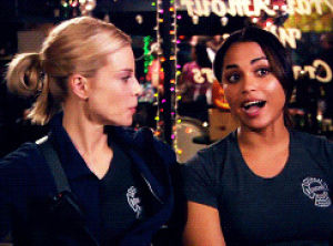 lauren german,chicago fire,monica raymund,they are so damn adorable