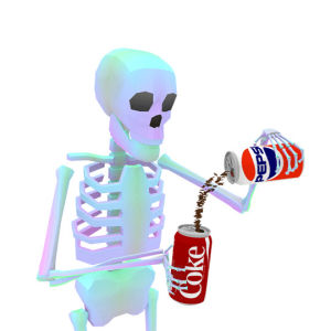 pepsi,skeleton,coke,i hope it is