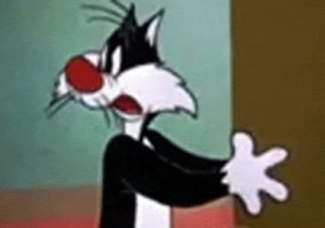 sylvester the cat spitting