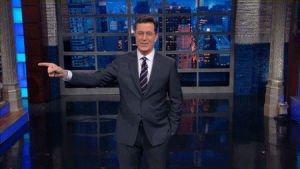 cosign,friends,laughing,stephen colbert,thumbs up,late show,jon batiste