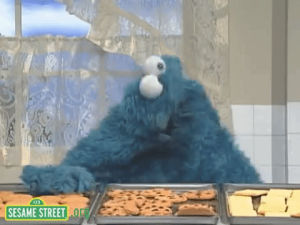 sesame street,cookie monster