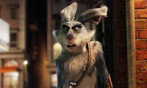 anger,angry,yes,yeah,mad,rise of the guardians,yep,yup,bunnymund,cute,handing over pen