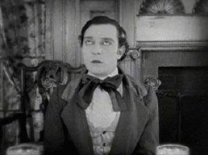 buster keaton,rolling eyes,ugh,eye roll,our hospitality,1920s film