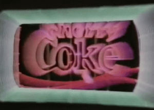 neon,cherry coke,80s,vintage commercial
