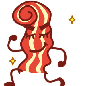 excited,transparent,dance,happy,dancing,party,food,morning,bacon,friday vibes sticker,friday vibes