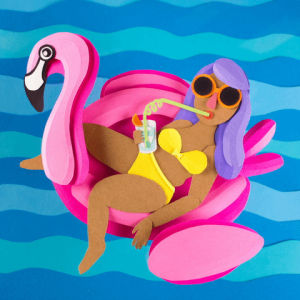 flamingo,relax,summer vibes,summertime,summer time,chill,mighty oak,floating,treat yo self,drink,pool,lit,feeling myself,netflix and chill,chillin,pour it up,chillax,cool off,keep it 100,rhirhi,artist