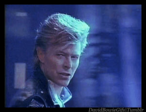 music video,80s,celebrities,david bowie,never let me down,day in day out