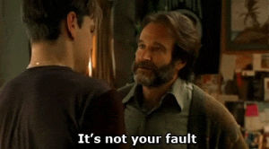 its not your fault,movies,matt damon,robin williams,good will hunting,great movie scenes