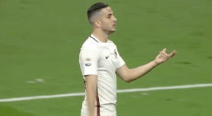 wait what,are you serious,kostas manolas,football,soccer,reactions,what,wow,confused,surprised,roma,shrug,huh,calcio,pointing,as roma,amazed,confusion,asroma,shrugging,romagif,hands up,are you kidding me