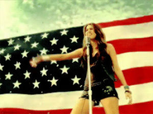 miley cyrus,party in the usa,fourth of july,eep