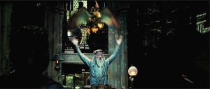 dumbledore,harry potter,dancing,fire,clapping,applause