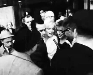 marilyn monroe,black and white,vintage,new york,1960s,mm,footage,rare,1961,love me a 15 in ncaa