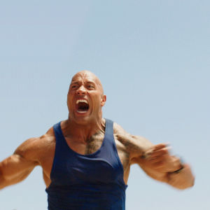 strong,the rock,muscles,dwayne johnson,comedy,baywatch,pumped up,baywatch movie